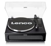 Lenco LS-430BK platine vinyle avec 4 haut-parleurs intégrés