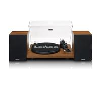 Lenco LS-480WD - Platine vinyle Bluetooth® avec deux haut-parleurs externes et 2 x 30 watts RMS, bois