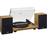 LS-500OK - Platine avec amplificateur intégré, Bluetooth et deux enceintes externes - Bois