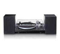 Lenco LS-500BK - Platine avec amplificateur intégré, Bluetooth et deux enceintes externes