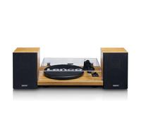 Lenco Platine LS-500OK – amplificateur intégré, Bluetooth, 2 enceintes externes – Bois