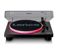 Lenco LS-50LEDBK - Platine vinyle avec haut-parleurs intégrés et éclairage LED