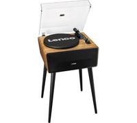 Lenco Platine vinyle LS-570OK – Haut-parleurs intégrés et Bluetooth – Sur pieds Chêne