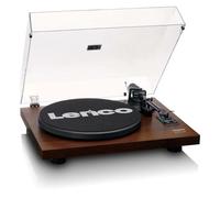Lenco Platine tourne-disque LS-600WA, ampli intégré, Bluetooth, 2 haut-parleurs externes, Noyer