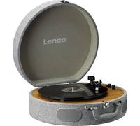 Lenco Platine vinyle LS-66 - Réception et transmission Bluetooth® - 2 haut-parleurs intégrés - Micro magnétique AT3600 - Entraînement par courroie - Arrêt automatique - 33/45 tr/min - Connecteur RCA -