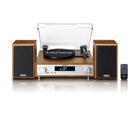 Lenco Ensemble stéréo HiFi MC-160WD – platine vinyle, radio DAB+/FM, Bluetooth – Bois