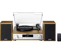 Ensemble stéréo HiFi avec platine vinyle,radio DAB+/FM et Bluetooth® MC-160WD Bois