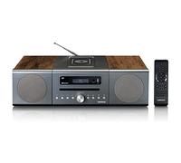 Lenco MC-175 Système Compact - Dab+ et FM - Lecteur CD/MP3 - Bluetooth - 2 x USB - Chargeur QI - 2 x 20 Watt RMS - Réveil - Télécommande - Argenté