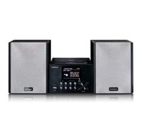 Lenco MC-250 Système Compact avec Radio Internet Wi-FI - Radio numérique avec Dab+ et Wi-FI - Radio FM - Lecteur CD/MP3 - Écran Couleur 2,8`` - AUX - USB