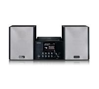 Lenco MC-250BK - Micro-chaîne avec radio intelligente, lecteur CD/USB, internet, DAB+, Bluetooth® - Noir
