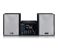 Lenco MC-250BK - Micro-chaîne avec radio intelligente, lecteur CD/USB, internet, DAB+, Bluetooth - Noir - Euro / Type-C (CEE 7/16)