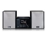 Lenco MC-250BK - Micro-chaîne avec radio intelligente, lecteur CD/USB, internet, DAB+, Bluetooth - Noir - Euro / Type-C (CEE 7/16)