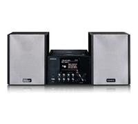 Lenco MC-250BK - Micro-chaîne avec radio intelligente, lecteur CD/USB, internet, DAB+, Bluetooth® - Noir Noir G