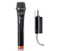 Lenco Microphone sans fil MCW-011BK avec récepteur 6,3 mm