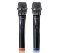 Lenco - MCW-020BK - Set de 2 microphones sans fil