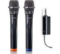 Lenco Microphones sans fil MCW-020BK Set de 2 Noir