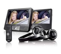 Lenco MES-415 - Lecteurs DVD USB Duo portables - Noir - Euro / Type-C (CEE 7/16)