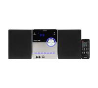 Lenco Micro-chaîne Stéréo Bluetooth avec Radio DAB+ FM et Lecteur CD Noir