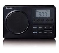 Lenco Radio FM portable compacte MPR-035BK écran LCD Noir