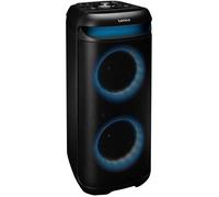 Lenco Enceinte connectée PA-210BK Bluetooth LED 100 W TWS USB 12 h Noir