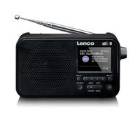 Lenco PDR-036BK - Radio DAB+/FM avec Bluetooth - Noir - Gris/Noir