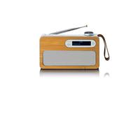 Lenco PDR-040EF - Radio DAB+/FM portable avec batterie rechargeable et Bluetooth - Bambou