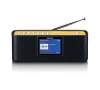 Lenco PDR-045 Radio Portable Dab+ - Radio Dab+ avec Bluetooth® - PPL FM - 5 Touches mémoire - Radio-réveil - Batterie intégrée - Noir