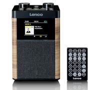 Lenco PDR-060WD Radio DAB+/FM portable avec Bluetooth, haut-parleur 10 W et batterie 14 h, noire
