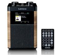 Radio Lenco Radio portable DAB+/FM avec Bluetooth PDR-060WD Bois