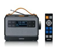Lenco -PDR-065 Black Radios, MP3 et Lecteurs CD, Multicolore (702410)