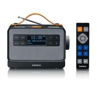 Lenco Radio FM/DAB+ portable PDR-065BK - grandes touches mode simple Noir