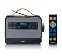 Lenco Radio FM/DAB+ portable PDR-065BK - grandes touches mode simple Noir
