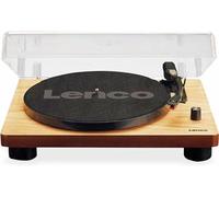 Lenco Platine vinyle LS-50WD – haut-parleurs intégrés, encodage USB – Bois