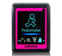 Lenco PODO-152 Pink - Lecteur MP3/MP4 avec podomètre et mémoire de 4 Go - Rose