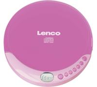 Lenco CD-011 Lecteur CD Portable Walkman Diskman avec écouteurs et câble de Charge Micro USB Rose - CD-011PINK