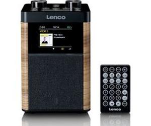 Lenco Radio DAB+ FM rechargeable avec BT - Noir et bois - EXPERTISE