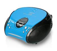 Lenco SCD-24 - Boombox - noir, bleu Noir G