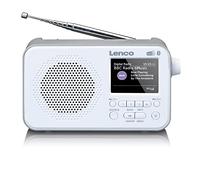 Lenco Radio PDR-036WH – DAB+/FM avec Bluetooth – Écran TFT 2,4" – Blanc