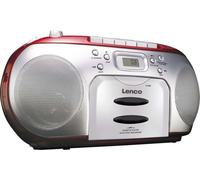 Lenco Radio portable SCD-420, Lecteur CD, couleur : rouge