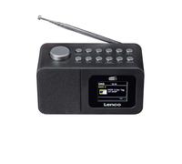 Lenco Radio-Réveil Bluetooth/DAB+/FM Modèle CR-625 avec Écran LCD et Antenne
