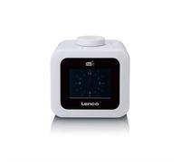 Lenco Radio-réveil CR-620, DAB+, Blanc