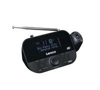 Lenco Radio Réveil DAB+ FM avec Écran LCD de 2.6" Fonction Snooze Noir