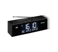 Lenco Radio Réveil DAB+ / FM / Bluetooth 5.0 avec Affichage LED Double Alarme