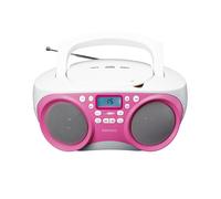 Lenco Radio Stéréo FM Port USB avec Lecteur CD/MP3 et Antenne Télescopique