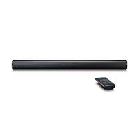 Lenco SB-080 BK - Barre de son 90 cm - 80 Watts connexions Bluetooth, USB et HDMI subwoofer intégré - Noir