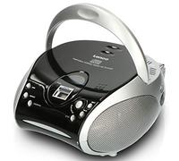 Lenco SCD-24 Numérique FM Noir, Argent Lecture de MP3