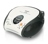 Lenco SCD-24 Stereo UKW-Radio mit CD-Player et antenne télescopique blanc