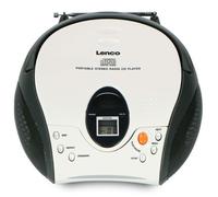 Lenco SCD-24 white - Radio portable avec lecteur CD - Blanc