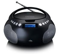 Lenco SCD-331 Portable Analogique Noir, Argent
