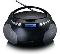 SCD-331BK - Radio et lecteur CD/MP3 portable avec USB et Bluetooth - Radio alimentée par batterie ou par secteur